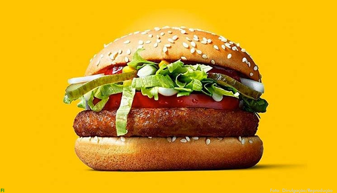 McDonald’s lança o seu primeiro hambúrguer vegetariano