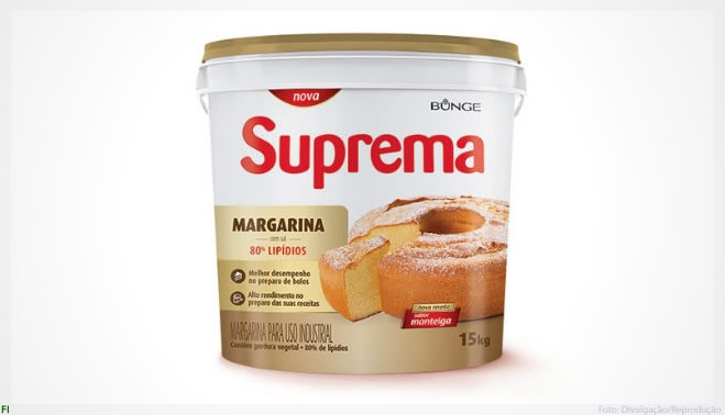 Bunge lança nova margarina para uso profissional no Norte e Nordeste