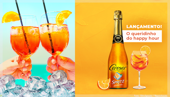 Cereser traz versão inspirada no coquetel Spritz