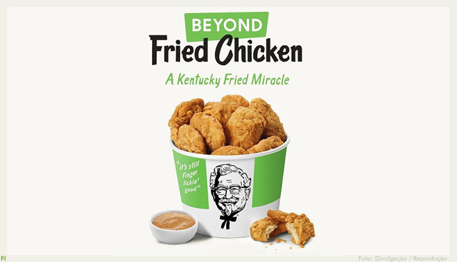 Beyond Meat testa novo nugget da KFC mais parecido a frango