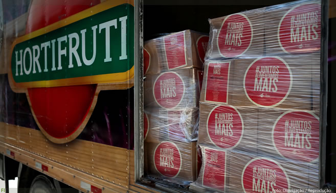 Hortifruti Natural da Terra e Americanas se unem em prol da Gastromotiva