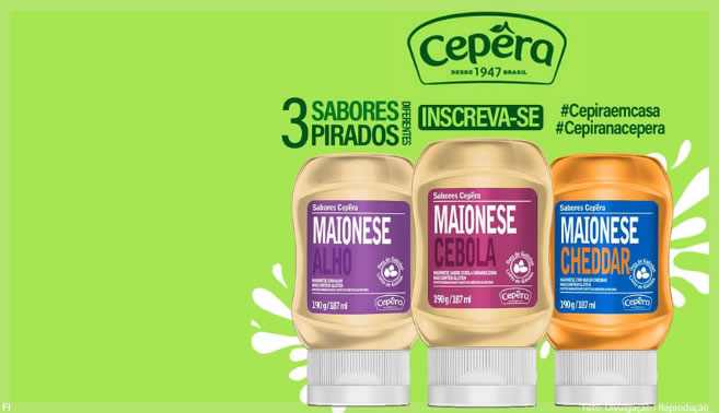 Cepêra apresenta nova linha de maioneses saborizadas