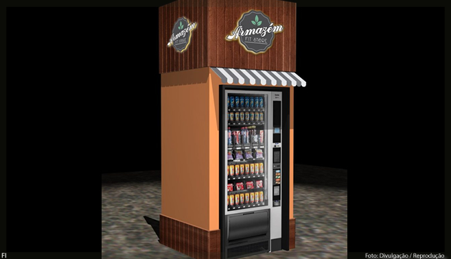 Rede investe em vending machine de produtos saudáveis