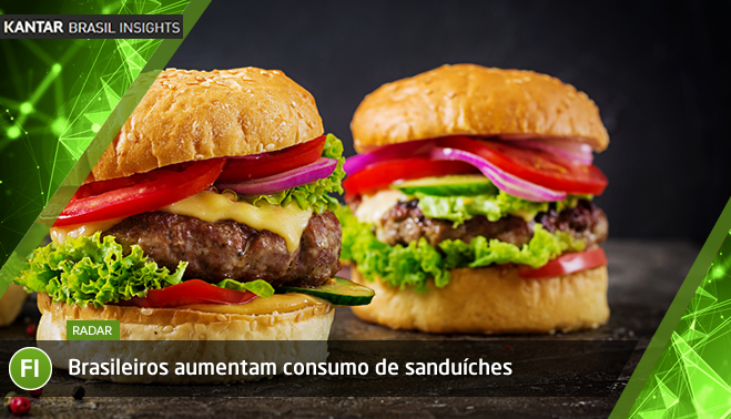 Brasileiros aumentam consumo de sanduíches