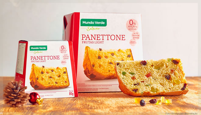 Mundo Verde aposta em versões saudáveis de panettones como opção de presente para o Natal