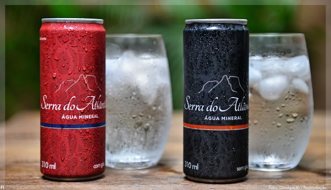 Serra do Atlântico lança água mineral em lata