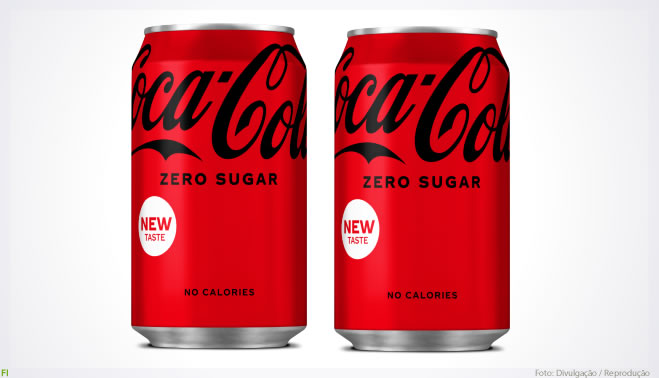 Latas de Coca-Cola Zero são renovadas na Europa