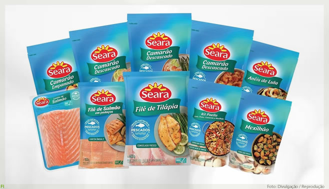 Seara ingressa no segmento de peixes e frutos do mar