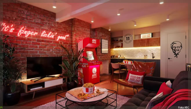 KFC ganha hotel temático no Reino Unido