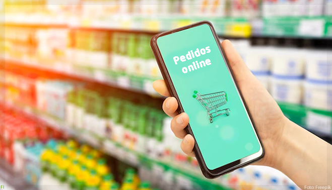 Pedidos online em supermercados crescem quase 40% em 2021