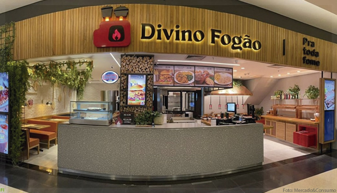 Divino Fogão aposta em expansão fora dos shoppings e em modelo dark kitchen