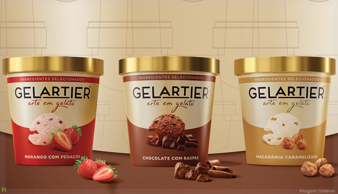 Unilever lança marca de gelatos