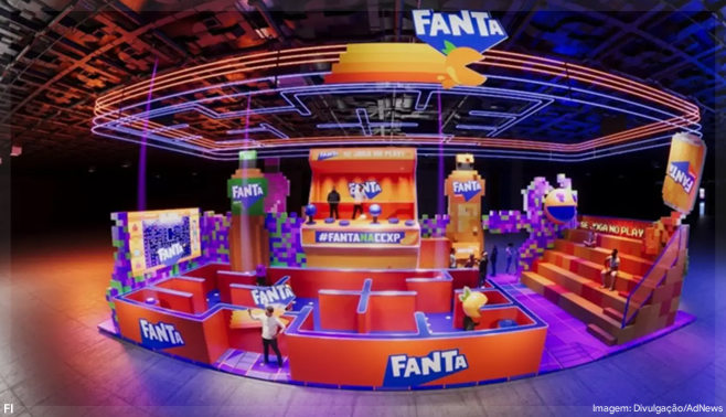 Fanta recria mundo de Pac-Man na CCXP23 com live game