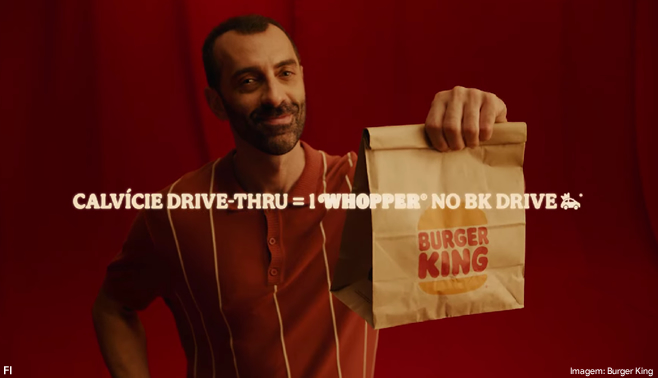 Burger King dará sanduíche grátis para calvos com ‘drive-thru’ na cabeça