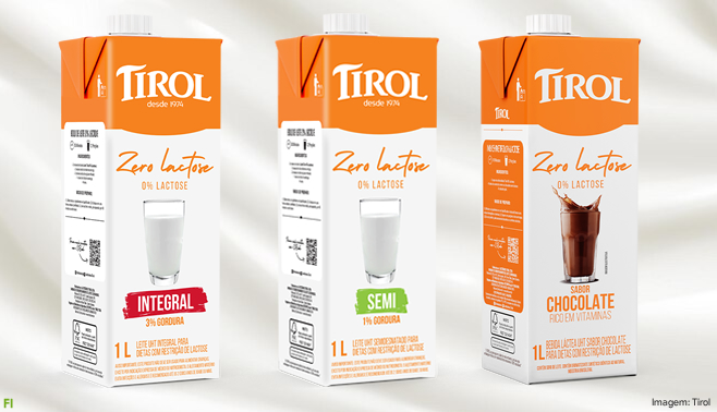 Tirol redesenha embalagens da linha zero lactose
