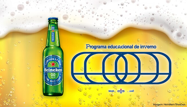 Heineken 0.0 firma parceria com galeria Lado B para o programa educacional de inverno (PEI)