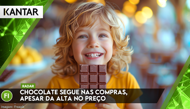 Chocolate segue nas compras, apesar da alta no preço