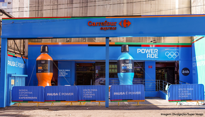 Powerade e Carrefour criam experiência imersiva para os consumidores