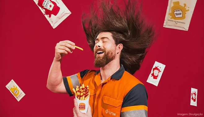 Burger King lança calendário exclusivo em parceria com CPTM e Heinz