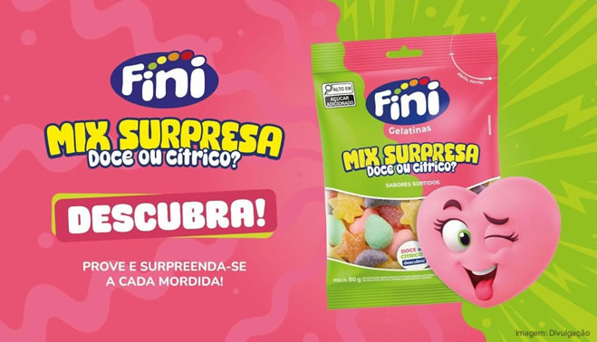 Fini lança Mix Surpresa e transforma cada mordida em uma experiência surpreendente de adivinhação de sabores